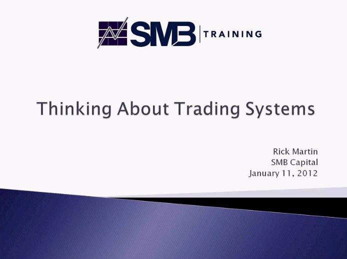 Developing a winning trading system that fits you