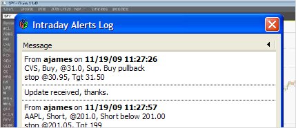 SMB Intraday Alerts